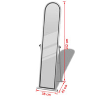 Thumbnail for Standspiegel Ankleidespiegel Ganzkörperspiegel grau