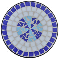 Thumbnail for Beistelltisch Mosaik Blau und Weiß