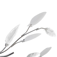 Thumbnail for Deckenlampe transparente weiße Blätterranken mit Acryl-Blättern 5x E14