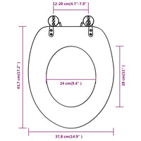 Thumbnail for Toilettensitz WC-Sitz MDF Holz Design