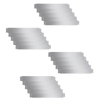 Thumbnail for Flexible Rasenkante 20-er Set 100x15 cm Verzinkter Stahl