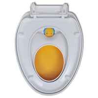 Thumbnail for Toilettensitz mit Absenkautomatik Erwachsene/Kinder Weiß & Gelb