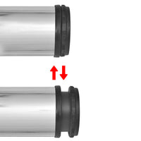 Thumbnail for 4x höhenverstellbares Tischbein Tischbeine Chrom 870 mm