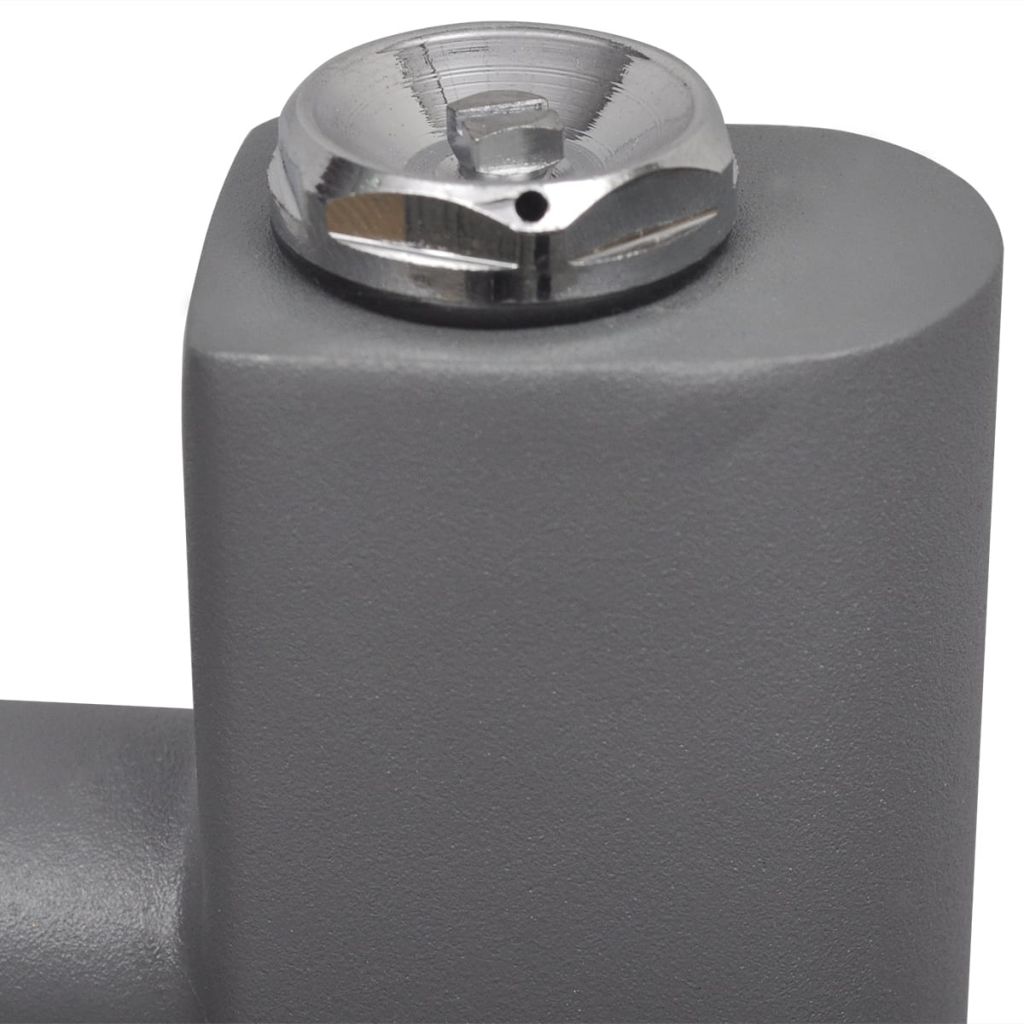 Badheizkörper Grau Handtuchhalter Gerade 500x764 mm