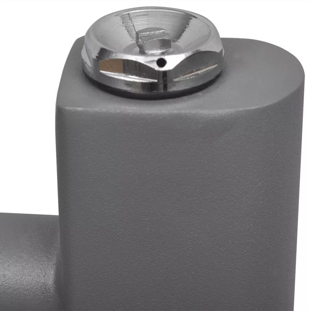 Badheizkörper Grau Handtuchhalter Gebogen 480x480 mm