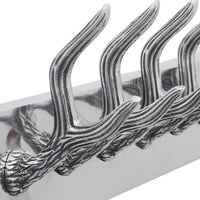 Thumbnail for Aluminium Garderobenhaken Hakenleiste Hut-/Krawattenaufhänger Silber