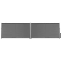 Thumbnail for Ausziehbare Seitenmarkise 160x600 cm Grau