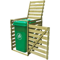 Thumbnail for Mülltonnenbox für 1 Tonne 240 L Imprägniertes Holz