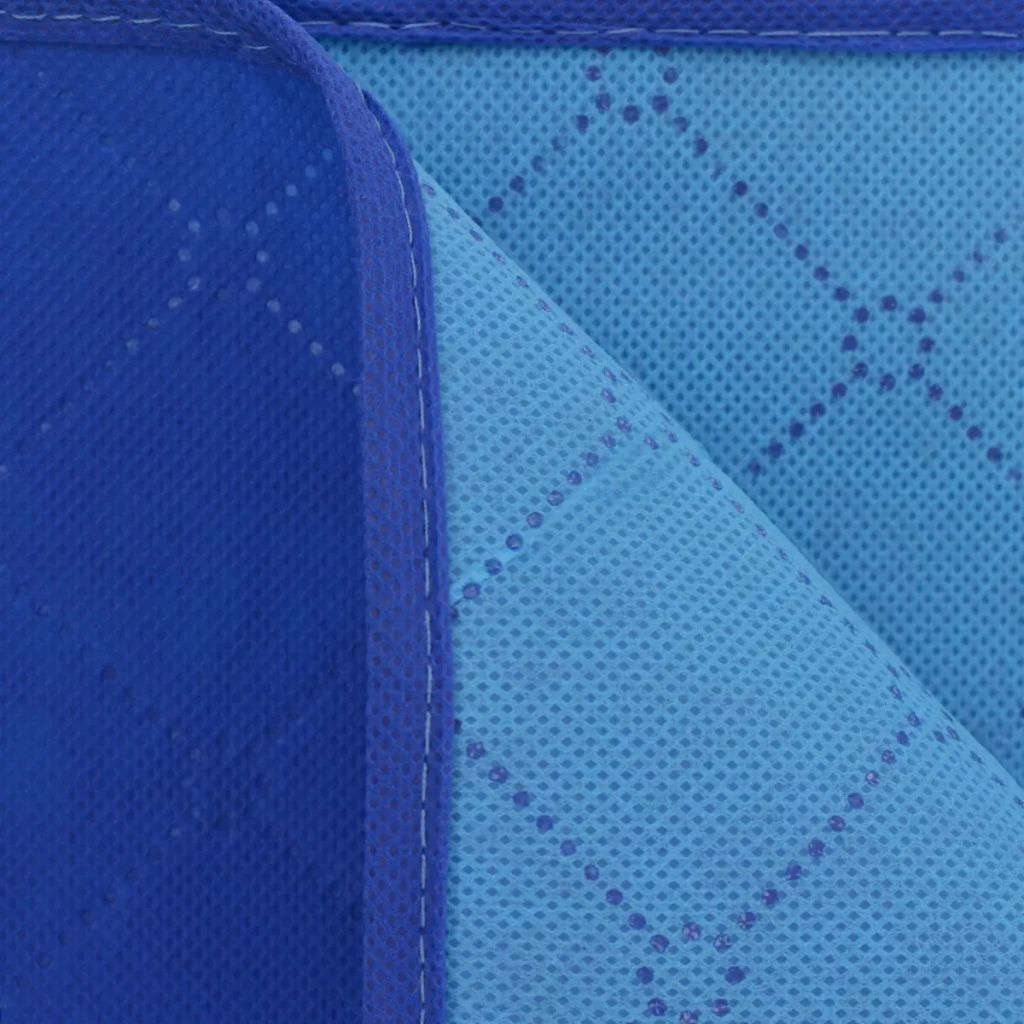 Picknickdecke Blau und Hellblau 100x150 cm