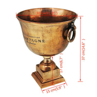 Thumbnail for Champagner-Kühler Pokal Kupfer Braun