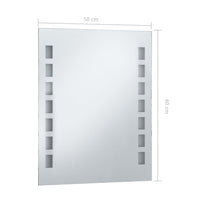 Thumbnail for Badezimmer-Wandspiegel mit LEDs 50x60 cm