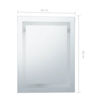 Thumbnail for Badezimmerspiegel mit LED und Touch-Sensor 60 x 80 cm
