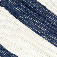 Thumbnail for Tischsets 6 Stk. Chindi Gestreift Blau und Weiß 30 x 45 cm