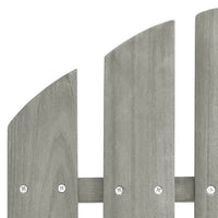 Thumbnail for Gartensessel mit Fußstütze Holz Grau