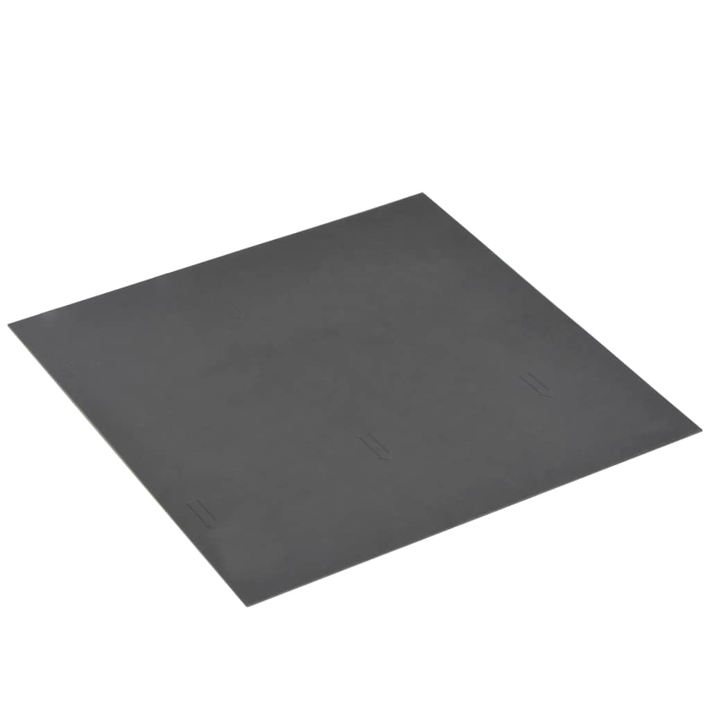 PVC Laminat Dielen Selbstklebend 5,11 m² Schwarz mit Muster