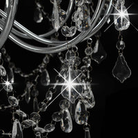 Thumbnail for Kronleuchter mit Perlen Silbern 12 x E14-Fassungen