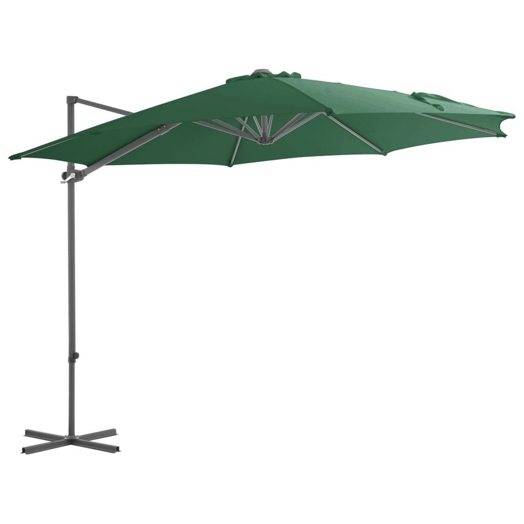 Sonnenschirm mit Schirmständer Grün