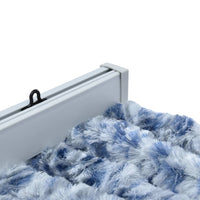 Thumbnail for Insektenschutz-Vorhang Blau Weiß Silbern 100x220cm Chenille