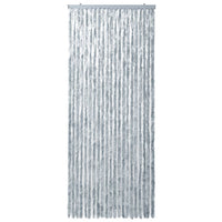Thumbnail for Insektenschutz-Vorhang Weiß und Grau 90x220 cm Chenille