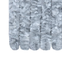 Thumbnail for Insektenschutz-Vorhang Weiß und Grau 100x220 cm Chenille