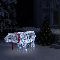 Thumbnail for Weihnachts-Lichterdekoration Bär 45 LEDs 71x20x38 cm Acryl