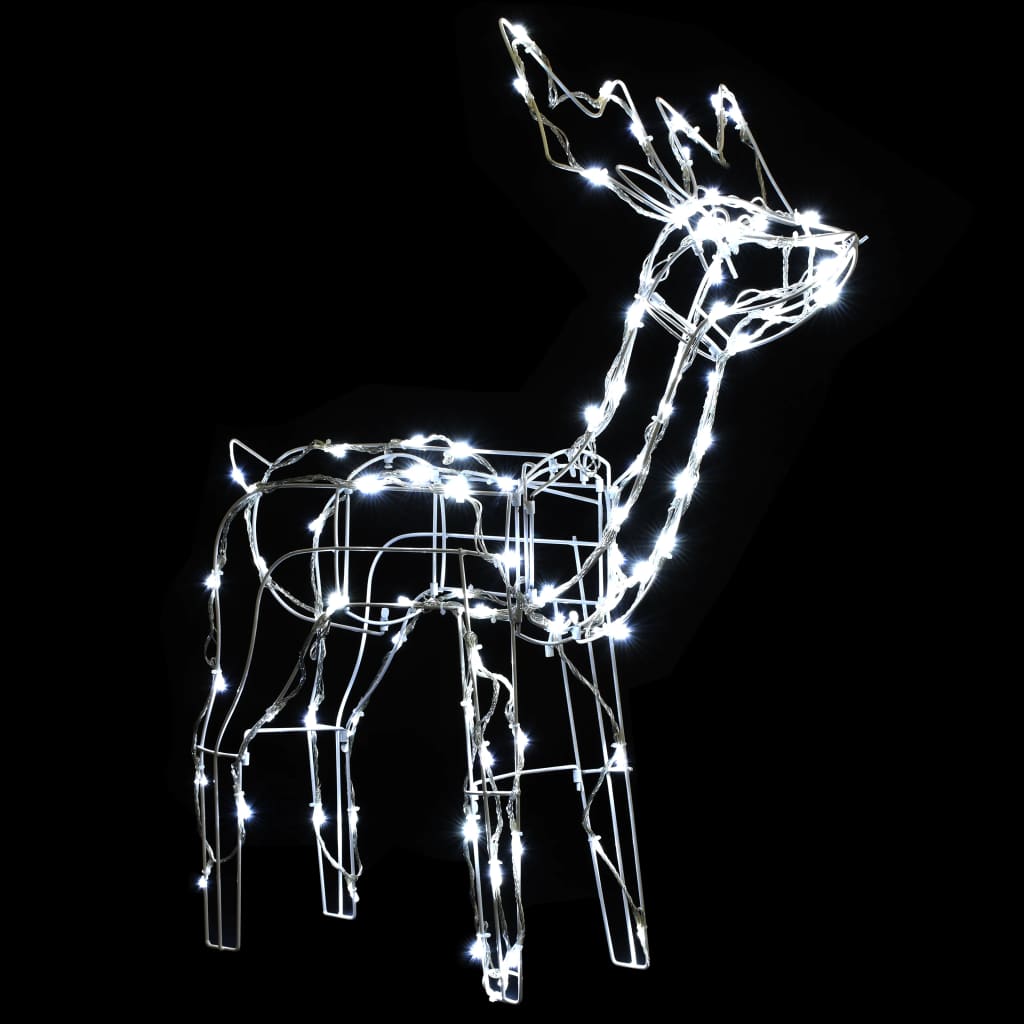 3-tlg. Weihnachtsbeleuchtung Rentiere 229 LEDs