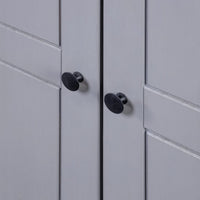 Thumbnail for Kleiderschrank 3-Türig Grau 118×50×171,5 cm Kiefer Panama Serie