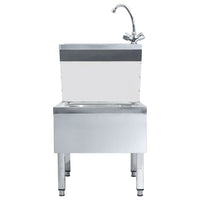 Thumbnail for Gastro-Handwaschbecken mit Wasserhahn Freistehend Edelstahl