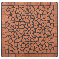 Thumbnail for Mosaik-Bistrotisch Terrakotta 60 cm Keramik