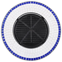 Thumbnail for Feuerschale Mosaik Blau und Weiß 68 cm Keramik