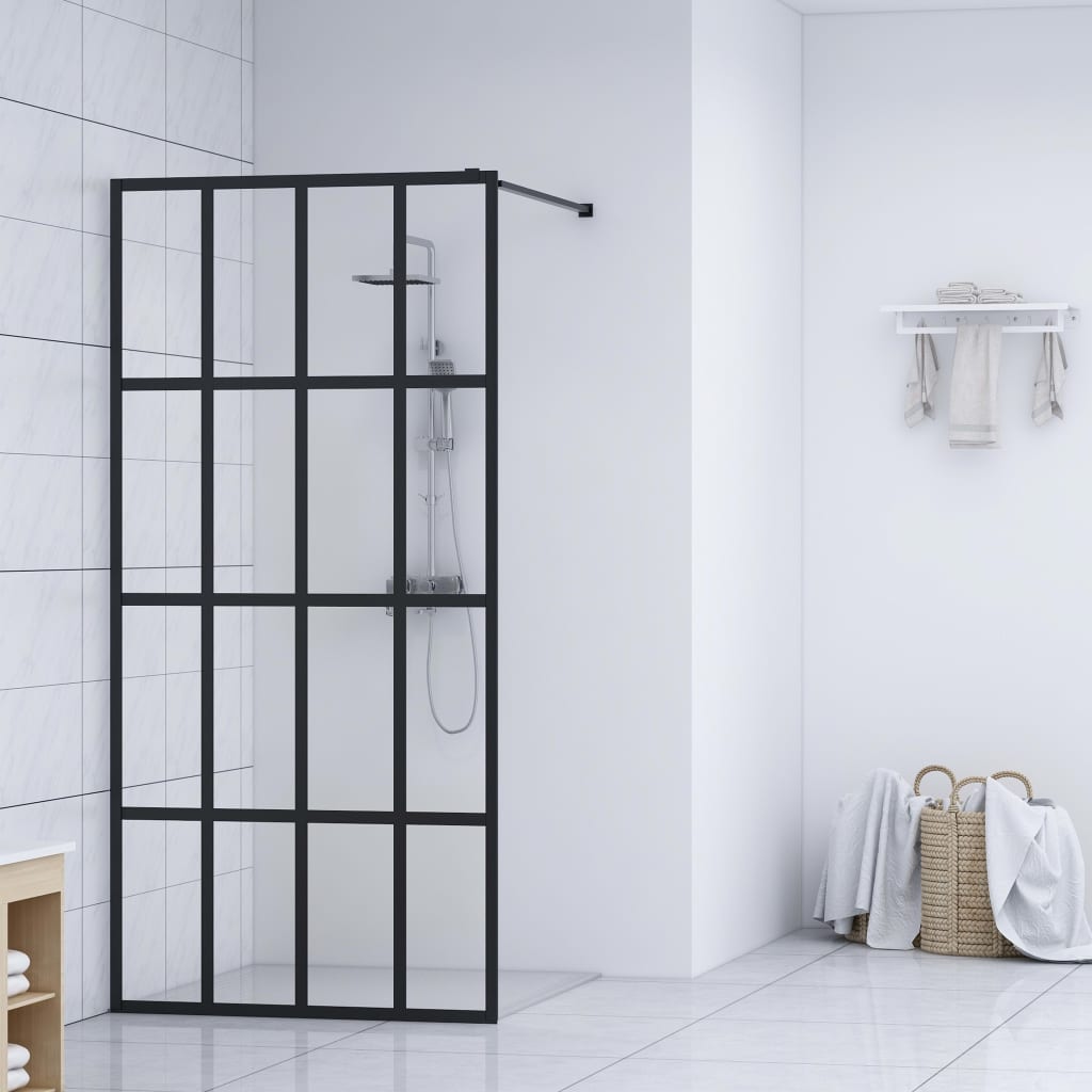 Duschwand für Begehbare Dusche Hartglas 118×190 cm