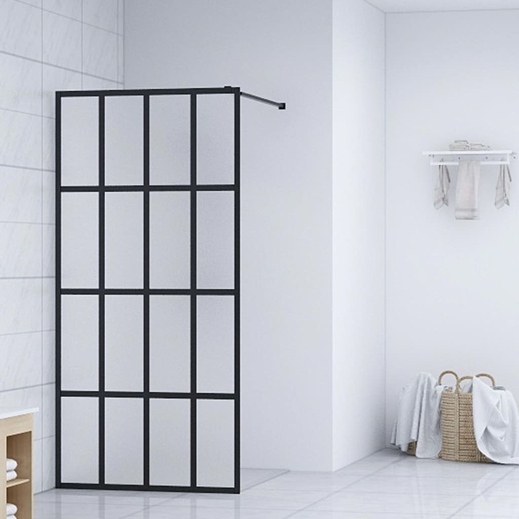 Duschwand für Begehbare Dusche Hartglas 90×195 cm