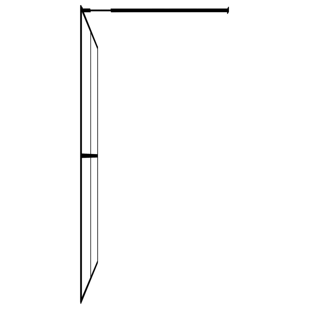 Duschwand für Begehbare Dusche Hartglas 80×195 cm