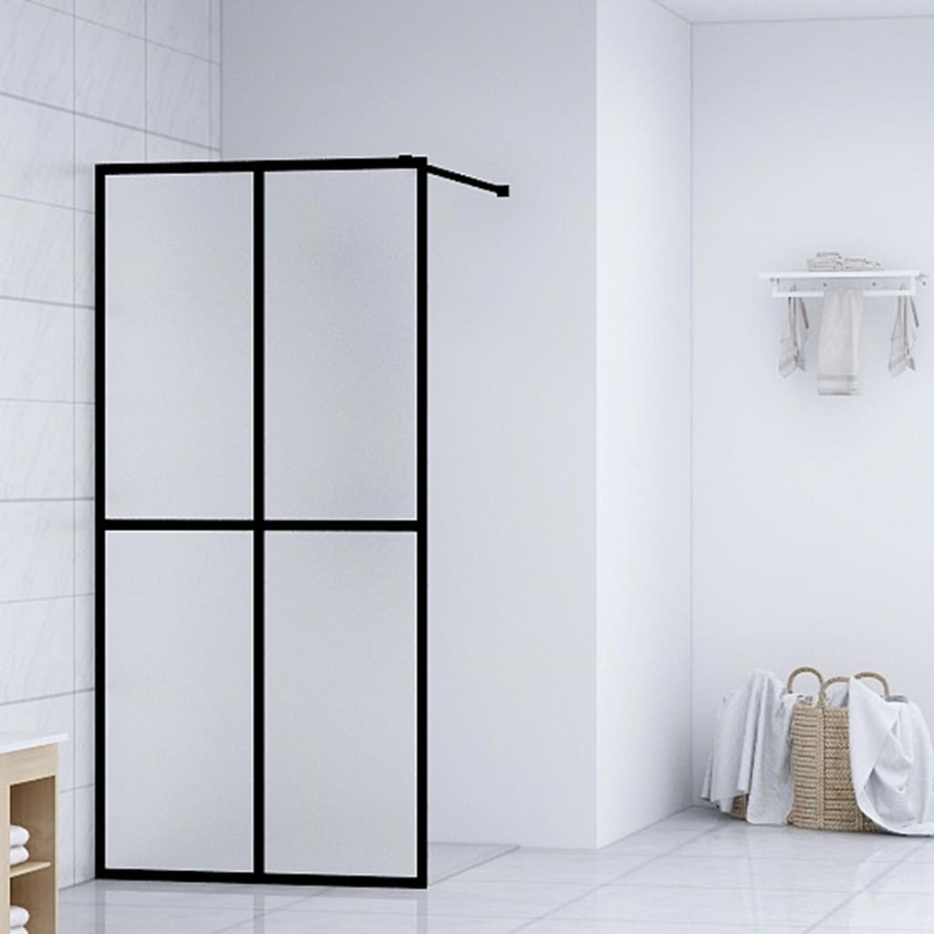 Duschwand für Begehbare Dusche Hartglas 118×190 cm