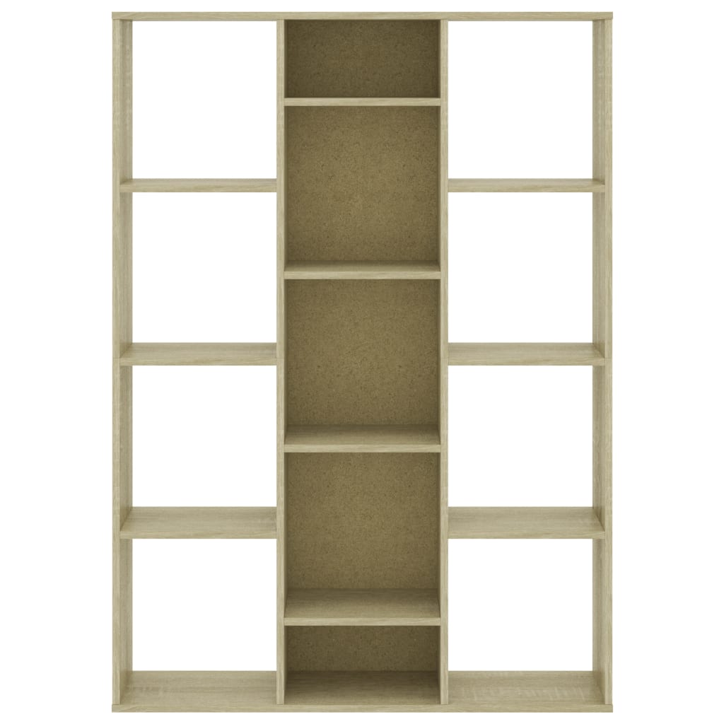 Raumteiler/Bücherregal Sonoma-Eiche 100x24x140 cm Holzwerkstoff