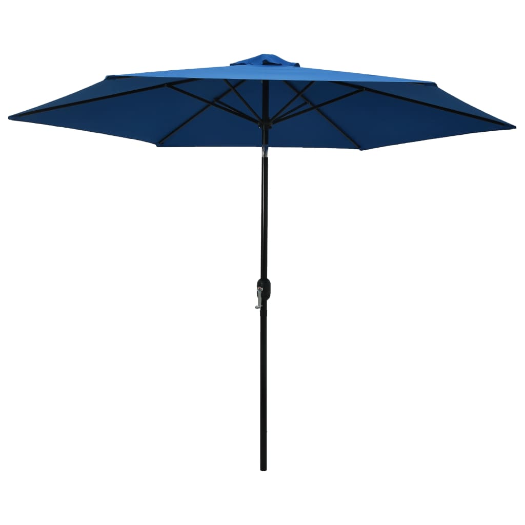 Sonnenschirm mit Metall-Mast 300 cm Azurblau
