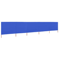 Thumbnail for 5-teiliges Windschutzgewebe 600 x 160 cm Azurblau