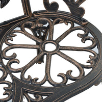 Thumbnail for Gartenbank 100 cm Aluminiumguss Bronzefarben
