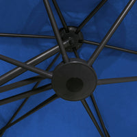 Thumbnail for Sonnenschirm mit Stahlmast 300 cm Azurblau