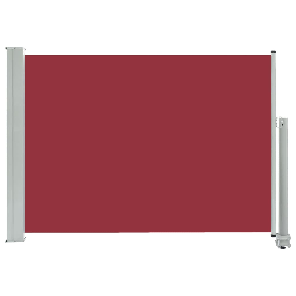 Ausziehbare Seitenmarkise 80×300 cm Rot