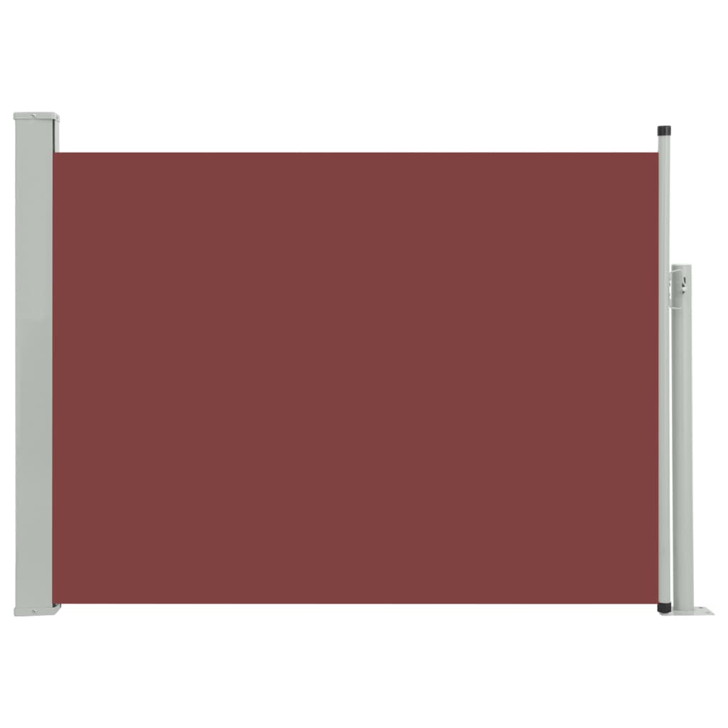 Ausziehbare Seitenmarkise 100×500 cm Braun