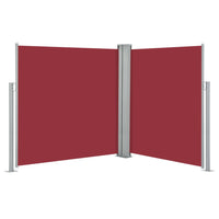 Thumbnail for Ausziehbare Seitenmarkise Rot 140 x 600 cm
