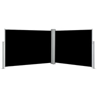 Thumbnail for Ausziehbare Seitenmarkise Schwarz 100 x 1000 cm