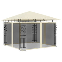 Thumbnail for Pavillon mit Moskitonetz 3x3x2,73 m Creme 180 g/m²