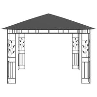 Thumbnail for Pavillon mit Moskitonetz 3x3x2,73 m Anthrazit 180 g/m²