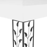 Thumbnail for Pavillon mit Doppeldach 3x4 m Weiß
