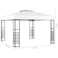 Thumbnail for Gartenpavillon 3×3 m Weiß