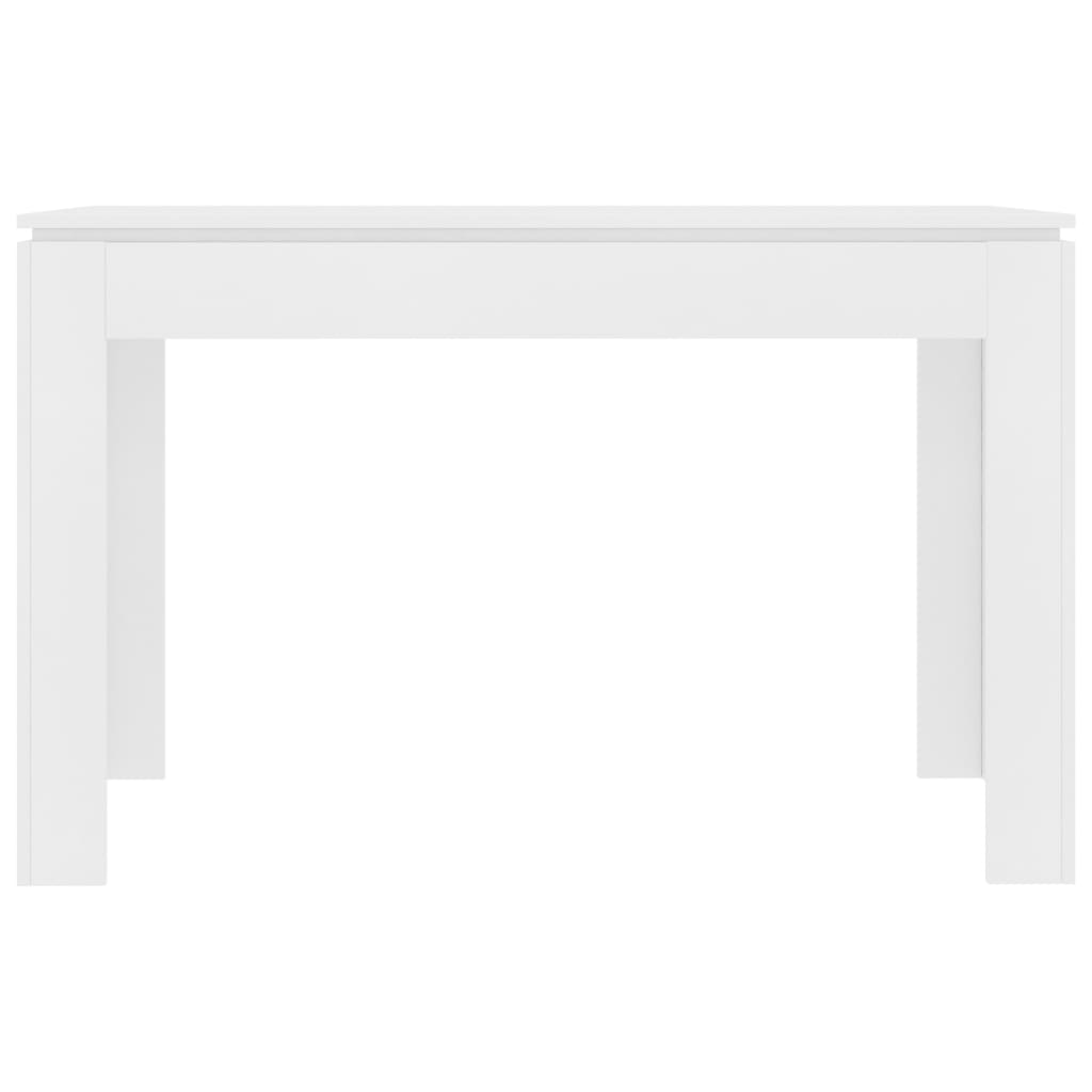 Esstisch Weiß 120x60x76 cm Holzwerkstoff