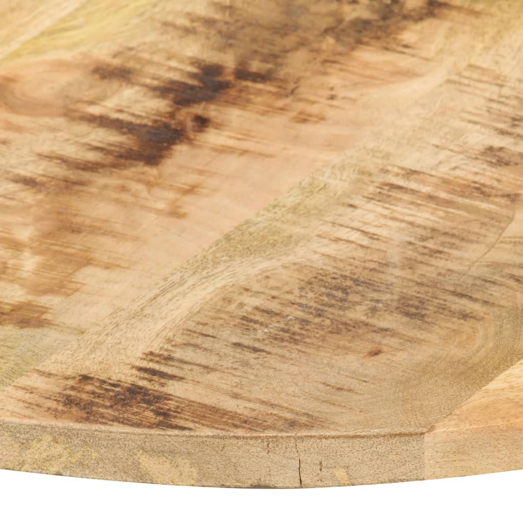 Tischplatte Massivholz Mango Rund 15-16 mm 40 cm
