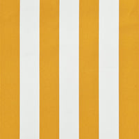 Thumbnail for Einziehbare Markise mit LED 250×150 cm Gelb und Weiß